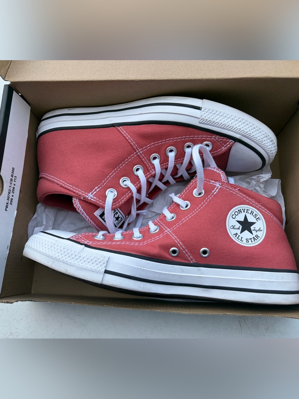 Converse High Top Sneakers - Coral Pink Canvas